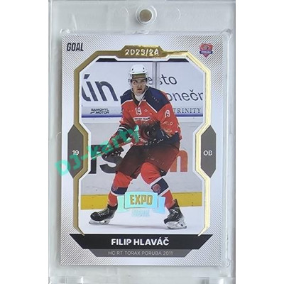 2023/24 Goal cards Chance Liga 2. série #262 Filip Hlaváč Expo Silver 1of7