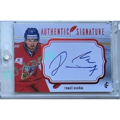 2023/24 LC Expectations Road to Prague #AS-01 Tomáš Dvořák Authentic Signature Red xx/10