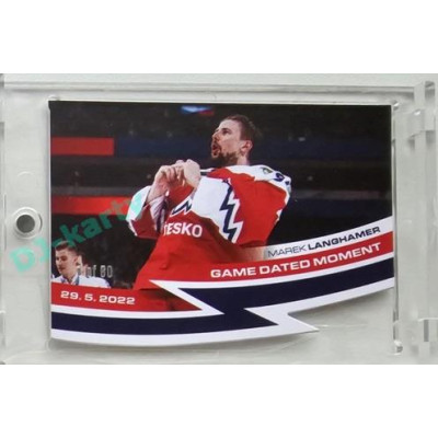 2023 MK reprezentace #131 Marek Langhamer Die Cut 1of60