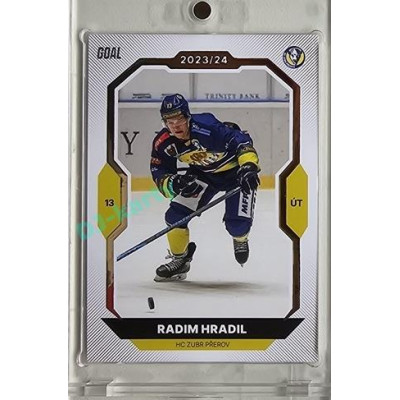2023/24 Goal cards Chance Liga 1. série #109 Radim Hradil Gold 1of20