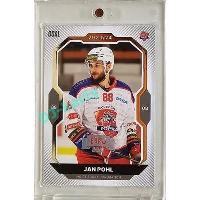 2023/24 Goal cards Chance Liga 2. série #263 Jan Pohl Expo Silver 1of7