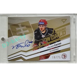 2023/24 Sportzoo ELH 2. serie #AWS-VC Viliam Čacho Around The World Auto xx/75