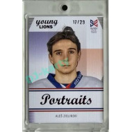 2023/24 Legendary Cards Hlinka Gretzky Cup Young Lions #P-09 Aleš Zielinski Portréty Canvas xx/29
