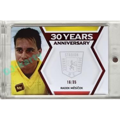 2024 MK Stadion znovu v akci #30YA-15 Radek Měsíček Red parallel xx/35