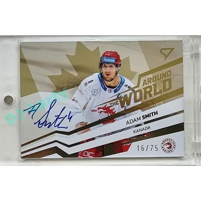 2023/24 Sportzoo ELH 2. serie #AWS-AS Adam Smith Around The World Auto xx/75