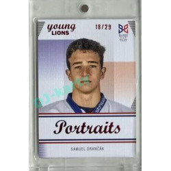 2023/24 Legendary Cards Hlinka Gretzky Cup Young Lions #P-11 Samuel Drančák Portréty Canvas xx/29