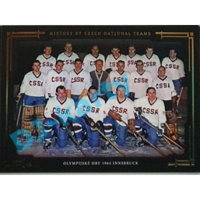 2020 OFS SSČH Olympijské hry 1964 Innsbruck #HCNT-22 04/10 History of Czech National Teams Gold