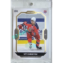 2023/24 Goal cards Chance Liga 2. série #265 Vít Christov Expo Silver 1of7
