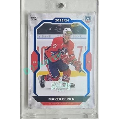 2023/24 Goal cards Chance Liga 2. série #242 Marek Berka Blue Expo 1of1