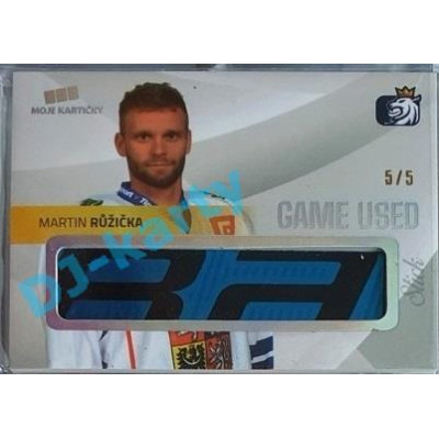 2020 MK reprezentace Martin Růžička #12 5/5 Game Used Memorabilia Spectrum