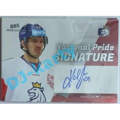 2020 MK reprezentace Jan Kolář #NPS-JK 06/30 National Pride Signatures