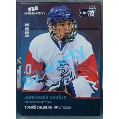 2020 MK reprezentace Tomáš Chlubna RC juniorské naděje #81 Blue Promo