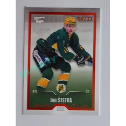 2022/23 Goal Cards Chance Liga 2. série #224 Jan Štefka Gold 09/23