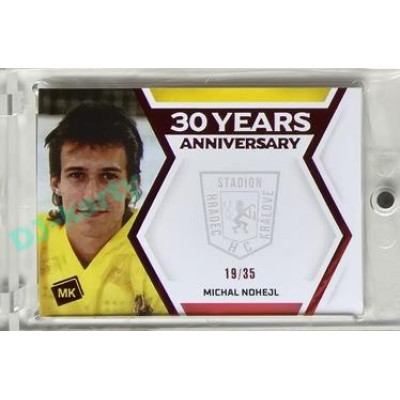 2024 MK Stadion znovu v akci #30YA-18 Michal Nohejl Red parallel xx/35