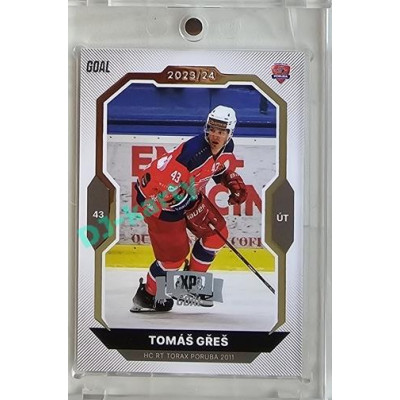2023/24 Goal cards Chance Liga 2. série #267 Tomáš Gřeš Expo Silver 1of7