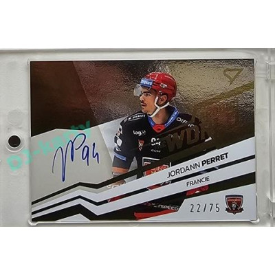 2023/24 Sportzoo ELH 2. serie #AWS-JP Jordann Perret Around The World Auto xx/75