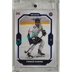 2023/24 Goal cards Chance Liga 2. série #280 Tomáš Guman Blue 10/10