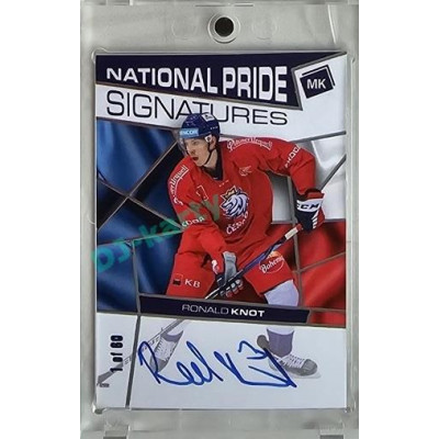 2023 MK reprezentace #NPS-18 Ronald Knot National Pride Signatures BLUE 1of60