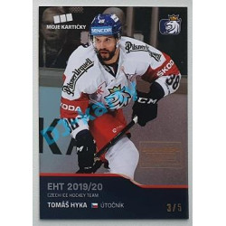 2020 MK reprezentace Tomáš Hyka #11 3/5 Silver Czech Expo