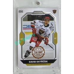 2023/24 Goal cards Chance Liga 2. série #254 David Ostřížek 1st day of issue