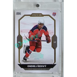 2023/24 Goal cards Chance Liga 2. série #268 Ondrej Šedivý Expo Silver 1of7