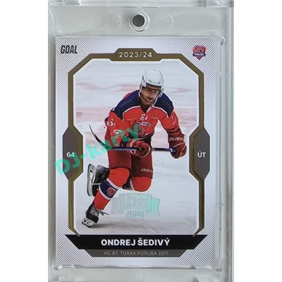 2023/24 Goal cards Chance Liga 2. série #268 Ondrej Šedivý Expo Silver 1of7