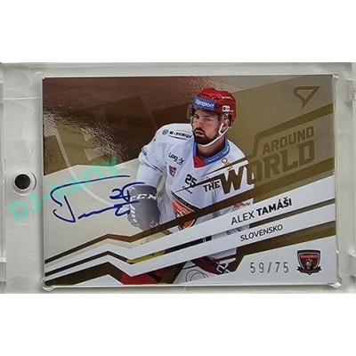 2023/24 Sportzoo ELH 2. serie #AWS-AT Alex Tamáši Around The World Auto xx/75