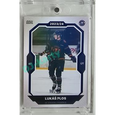 2023/24 Goal cards Chance Liga 2. série #281 Lukáš Plos Blue 10/10