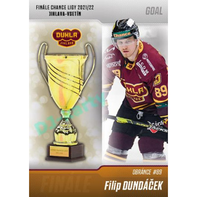 2022/23 Goal Cards Chance Liga 1. série #J-08 Filip Dundáček Finále 2022