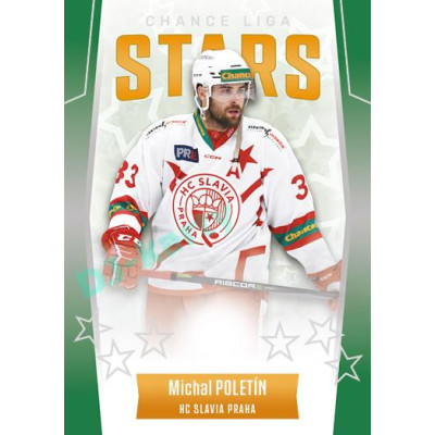 2022/23 Goal Cards Chance Liga 1. série #08 Michal Poletín Chance liga Stars