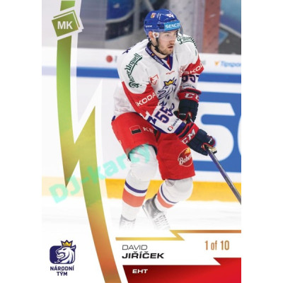 2023 MK reprezentace #100 David Jiříček Gold 1of10