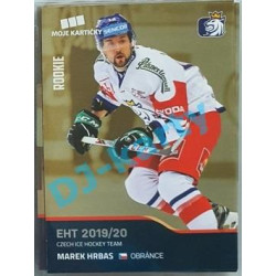 2020 MK reprezentace Marek Hrbas EHT #8 Gold Promo