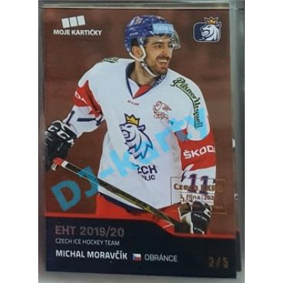 2020 MK reprezentace Michal Moravčík #22 2/5 Red Czech Expo