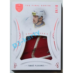 2021/22 OFS The Final Series Tomáš Plekanec #MEM-TL 04/10 Game Used Red