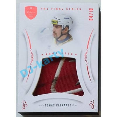 2021/22 OFS The Final Series Tomáš Plekanec #MEM-TL 04/10 Game Used Red