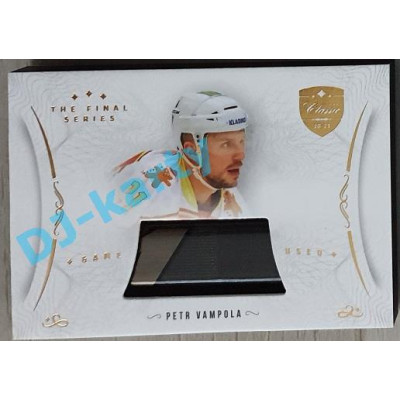 2021/22 OFS The Final Series Petr Vampola #STI-VAE Game Used Stick Gold PROMO