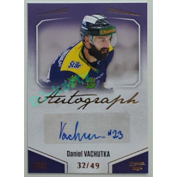 2022/23 Goal Cards Chance Liga 1. série #A-78 Daniel Vachutka Autograph 32/49