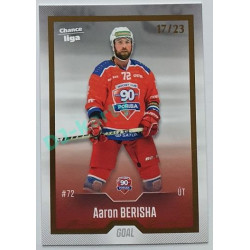 2022/23 Goal Cards Chance Liga 1. série #171 Aaron Berisha Gold 17/23