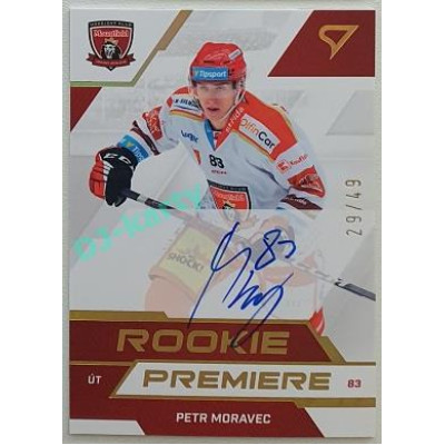 2022/23 Sportzoo ELH 2. série #RPS-PM Petr Moravec Rookie Premiere Auto xx/49