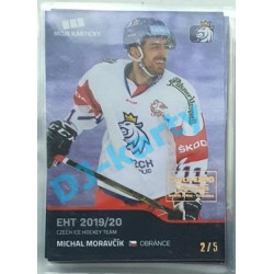 2020 MK reprezentace Michal Moravčík #22 2/5 Blue Czech Expo