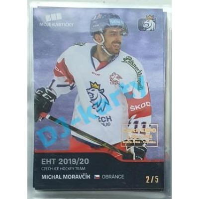 2020 MK reprezentace Michal Moravčík #22 2/5 Blue Czech Expo