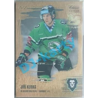 2019/20 OFS Jiří Kubka #143 1/1 Gold Rainbow Expo Pard.
