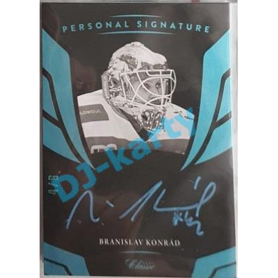 2020/21 OFS 1. série Branislav Konrád #PS-BRKO 4/6 Personal Signature Blue
