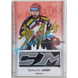 2017 OFS Mountfield Cup Bohumil Jank #32 2/4 Game Used Stick Gold Signature