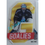 2021 MK reprezentace Dominik Frodl #G7 05/05 Goalies Gold Die-cut
