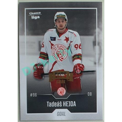 2022/23 Goal Cards Chance Liga 1. série #106 Tadeáš Hejda Expo Pardubice