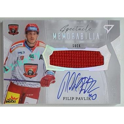 2022/23 Sportzoo ELH 2. série #SM-FP Filip Pavlík Spectacle Memorabilia 10/35