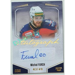 2022/23 Goal Cards Chance Liga 2. série #117 Michal Furch Autograph xx/49