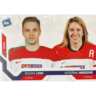 2021/22 MK reprezentace #092 R. Lenc / K. Mrázová ZOH