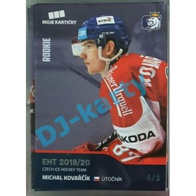 2020 MK reprezentace Michal Kovařčík RC EHT #17 4/5 Blue